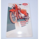 CEDULE - JAWA 250 CONFORTABLE RAPIDE SURE  - (30X20CM)